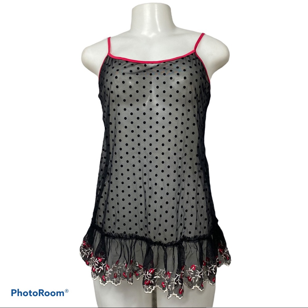 Anna Sui x Victoria’s Secret Polka Dot Baby Doll S